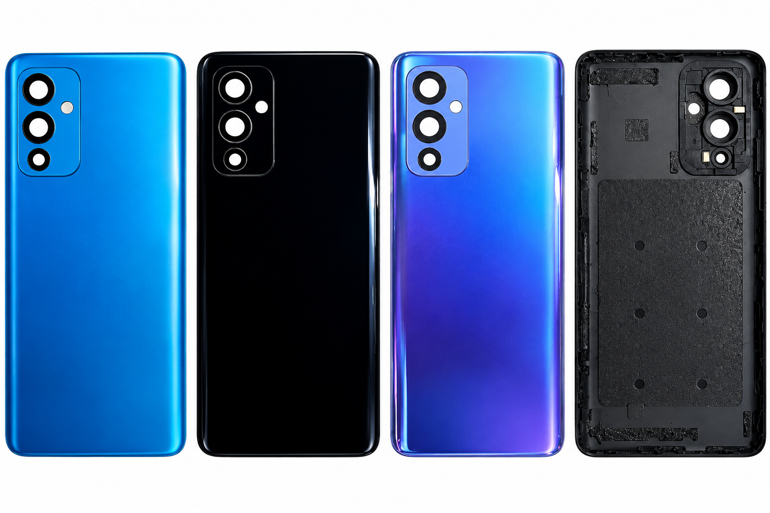 Compatible Replacement for OnePlus 9 5G Back Panel – Purple, Black & Deep Blue